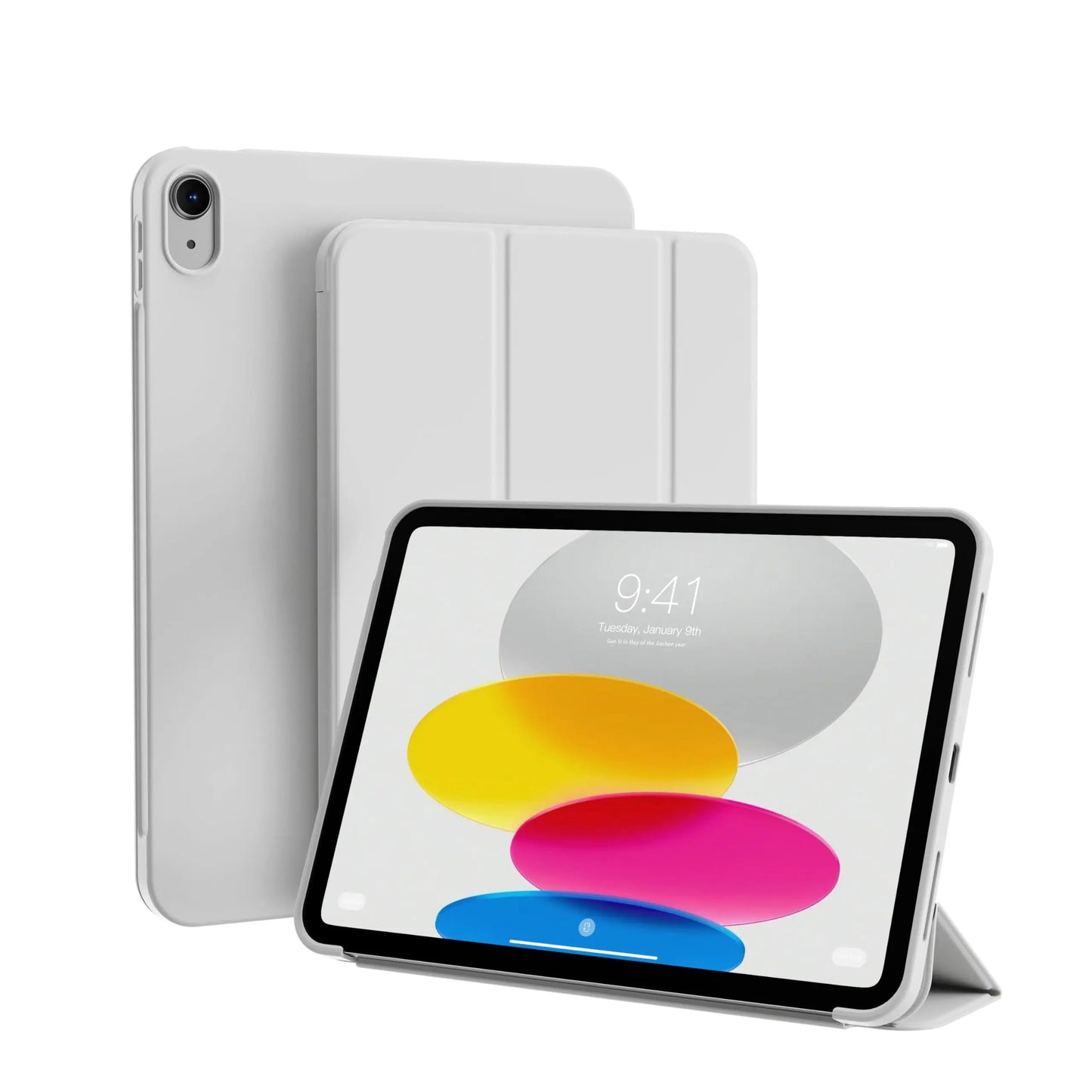 Case for iPad (A16) 11th Generation 11 Inch 2025/10th Generation 10.9 Inch 2022 Magnetic Flip Smart Cover Soft Silicone Shell