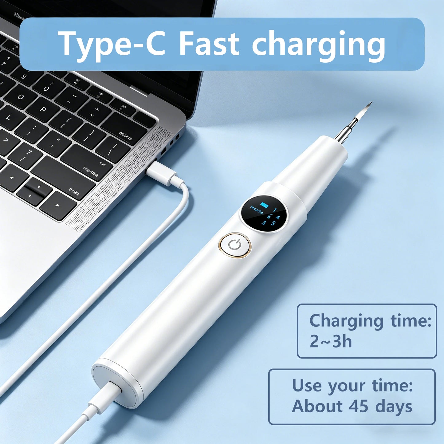 Electric Dental Tartar Remover Ultra Sonic Dental Calculus Remover Plaque Removal for Teeth Dental Scaler Tartar Eliminatorr