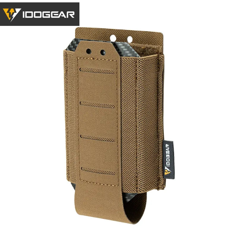 IDOGEAR Tactical Single LSR 556 Mag Pouch Mag Carrier MOLLE Pouch Laser Cut Tool Bags 35135