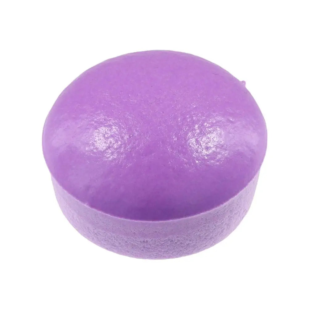 Purple Soft Potato Pinch Toy - Fun Custard Bun Sticky Small Cake, Slow Rebound Decompression Toy, Party Gift Candy Color
