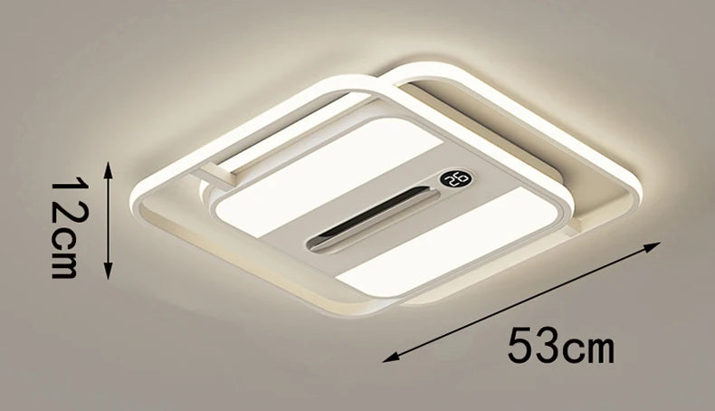 LED ultra-thin ceiling light, modern and simple living room lighting fixture, 2026 new atmospheric rectangular bedroom light