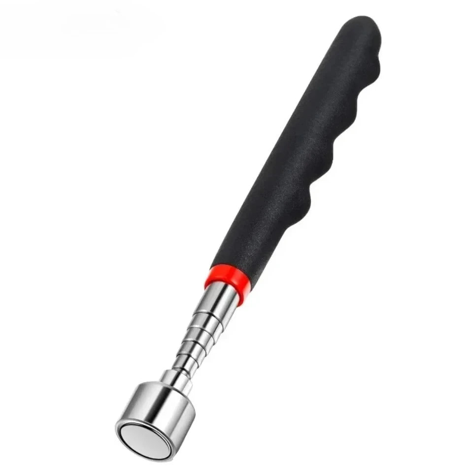 Telescopic Magnetic Iron Suction Rod with LED Light Metal Pick-up Tool DIY Strong Magnetic Metal Screw Suction Rod Pick-up Tools