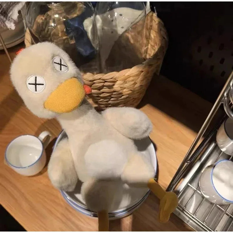 Magnetic Detachable New Cute Salted Duck Plush Toy Funny Spliced Stuffed Duck Doll Novelty Soft Plushie Prank Toy Birthday Gifts