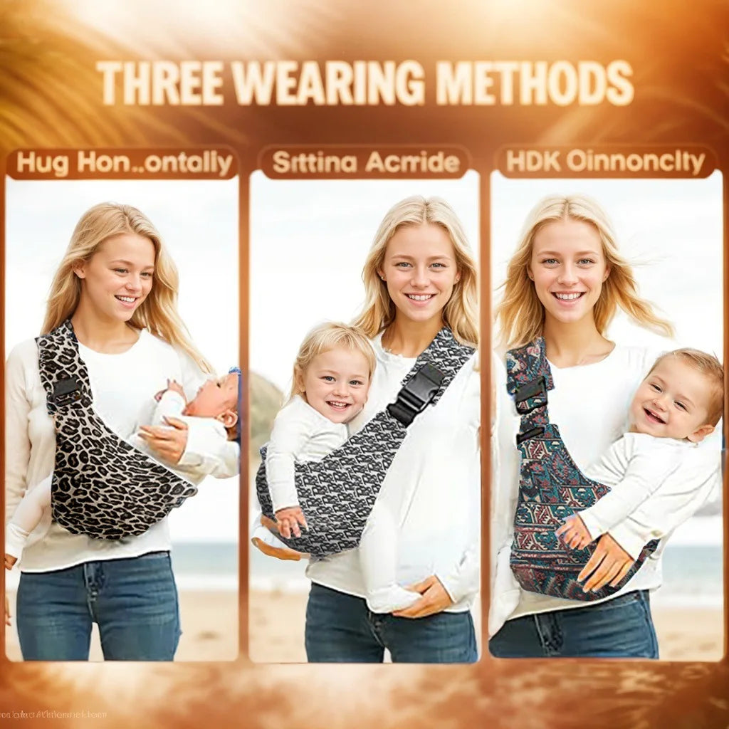Portable Baby Carrier Wrap Toddler Accessories Multifunctional Strap Infant Bag Adjustable Shoulder Baby Carriers Sling for Kid