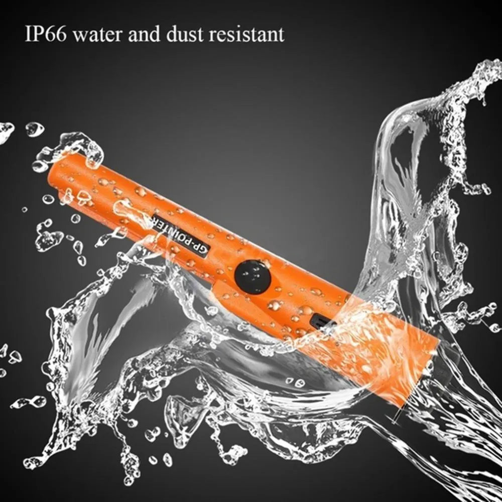 Metal Detector Pinpointer Waterproof Handheld Pin Pointer Wand Golden Treasure Hunting Unearthing Tool Accessories