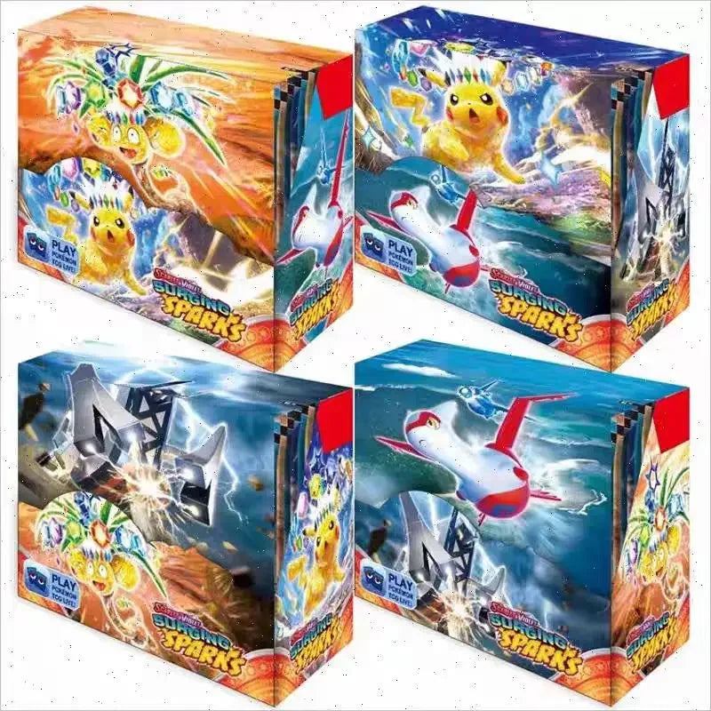 360Pcs Pokemon Card Prismatic Evolutions PHANTASMAL FLAMES Scarlet Violet 151 Black Bolt English Booster Battle Transaction Card