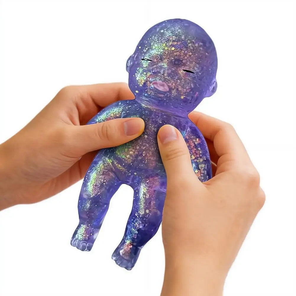 Vivid Sugar Baby Squeeze Toy Squishy Baby Slow Stress Ball Rebound Decompression Toy For Adult Kid Relieve Stress Home Decor