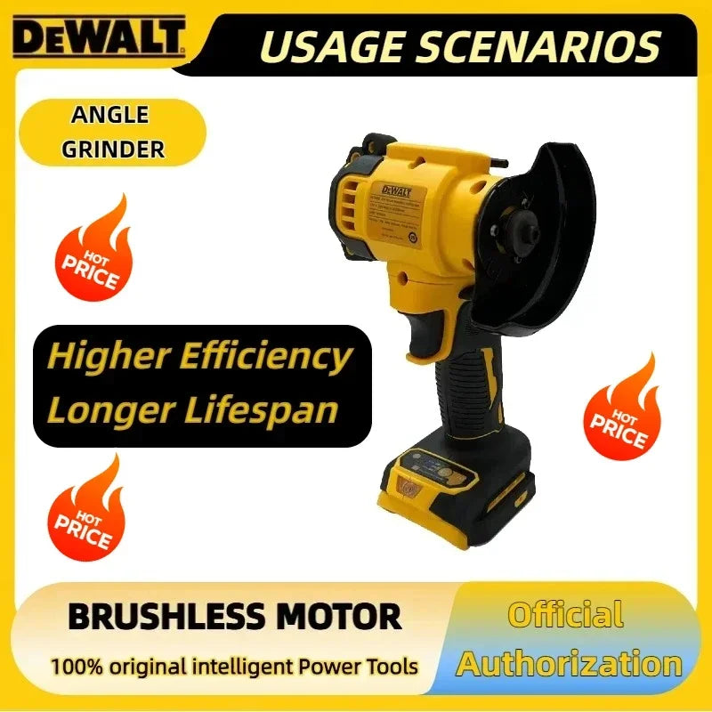 DEWALT Cordless Angle Grinder 3 Inch Mini Polishing Grinding Machine Electric Cutting Tool For 18V 20V Li-ion Battery