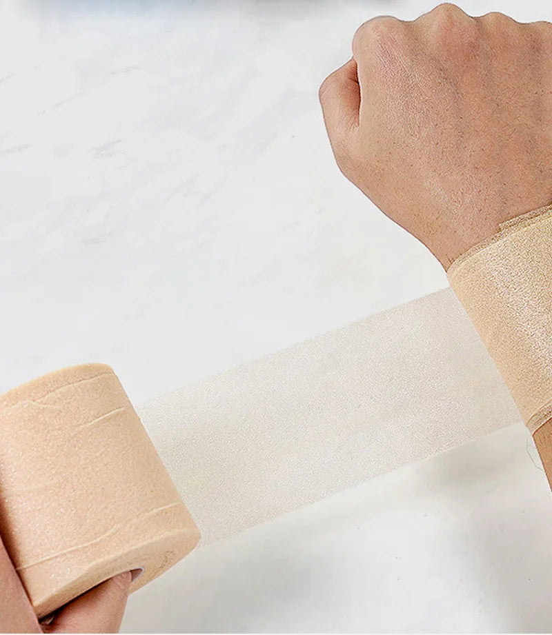 2 Roll 40M Underwrap Foam Tape Athletic Pre-wrap Tape Elastic Breathable Soft Protective Bandage Reduce Allergy Discomfort