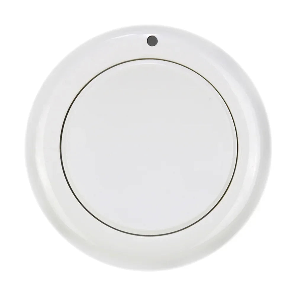 EV1527 Chip Learning Type 1 Button Round 433Mhz Wireless Remote Control Switch , SOS Panic Button Doorbell