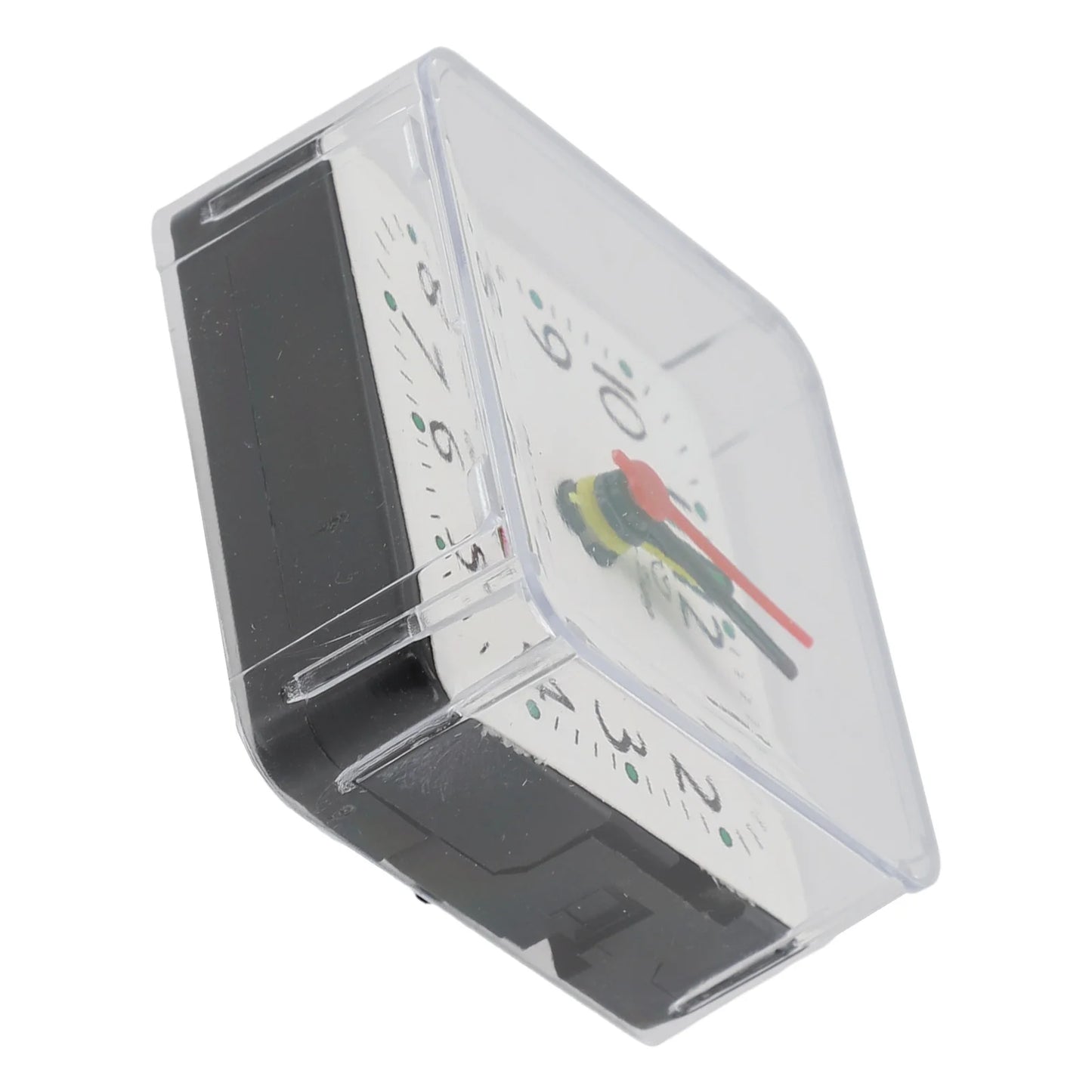 Small Battery Operated Quartz Alarm Clock with Beeping Sound for Bedside Use Featuring Clear Numbers and Reliable Performance