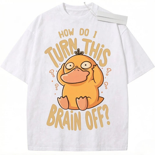 Okémon Anime Gengar Front and Rear Printed T-shirt Men and Women Summer Y2K Harajuku  Casual Versatile Short-sleeved Top