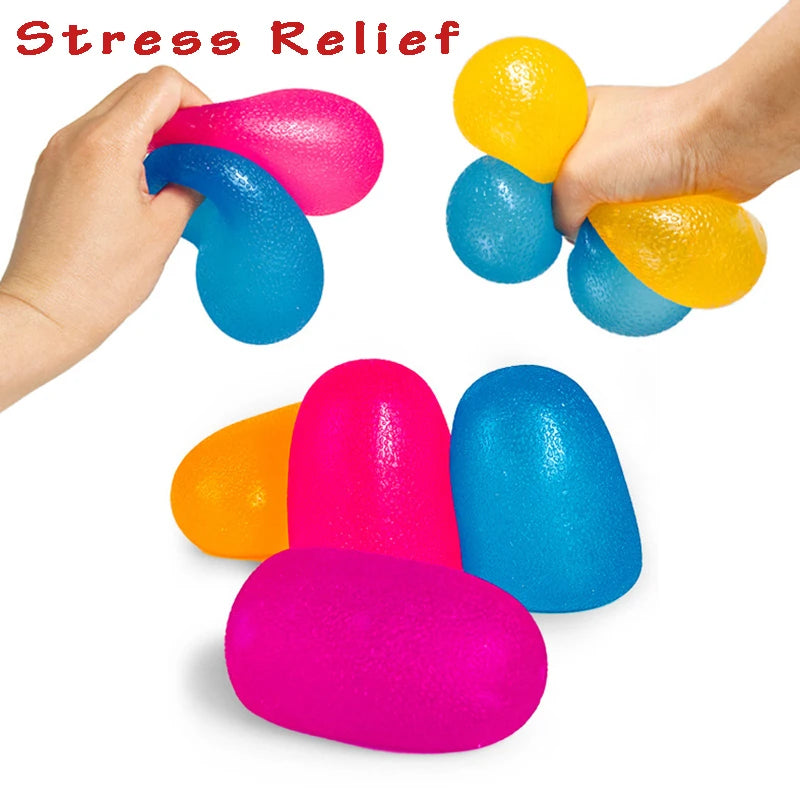 Hot Candy Plastic Pinching and Stress Relief Tool Maltose Pinching Toy Soft Transparent Silicone Stress Relief Squeeze Toy Ball