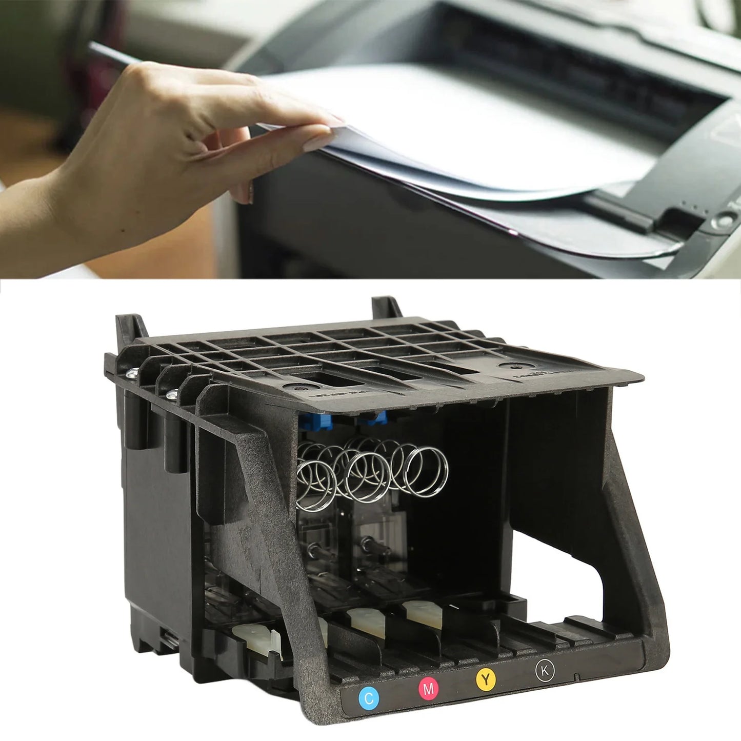 952 Print Head for Officejet Pro 8710 8715 8720 8725 8730 Easy to Install ABS Printhead Replacement Printer Parts ABS Print Head