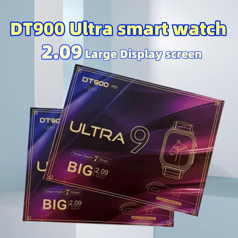 DT900 Smart Watch 7in1 Watch Music Bluetooth Call Game Health and Fitness Wireless Charging Waterproof sports watch men women