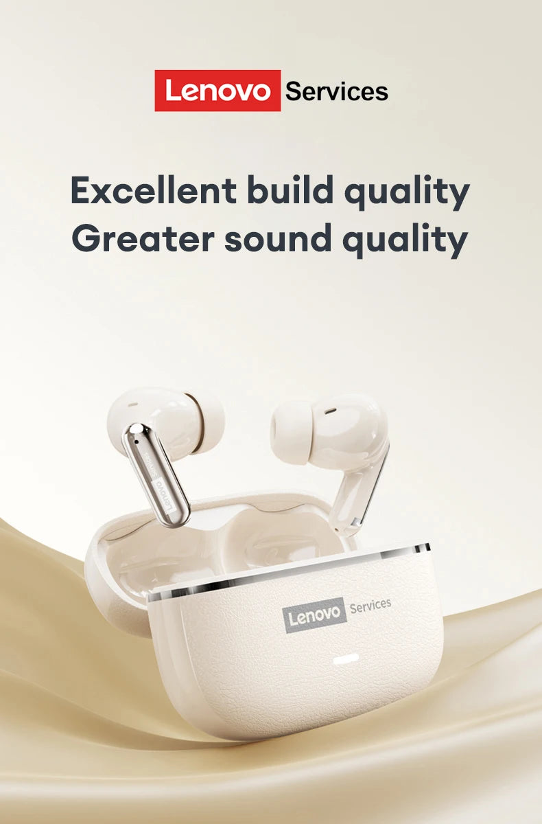 Lenovo LE208 Wireless Earphones ENC Noise Cancellation Mic Bluetooth V6.0 HIFI Headphone HIFI Sound Headphone HD Call With Mic