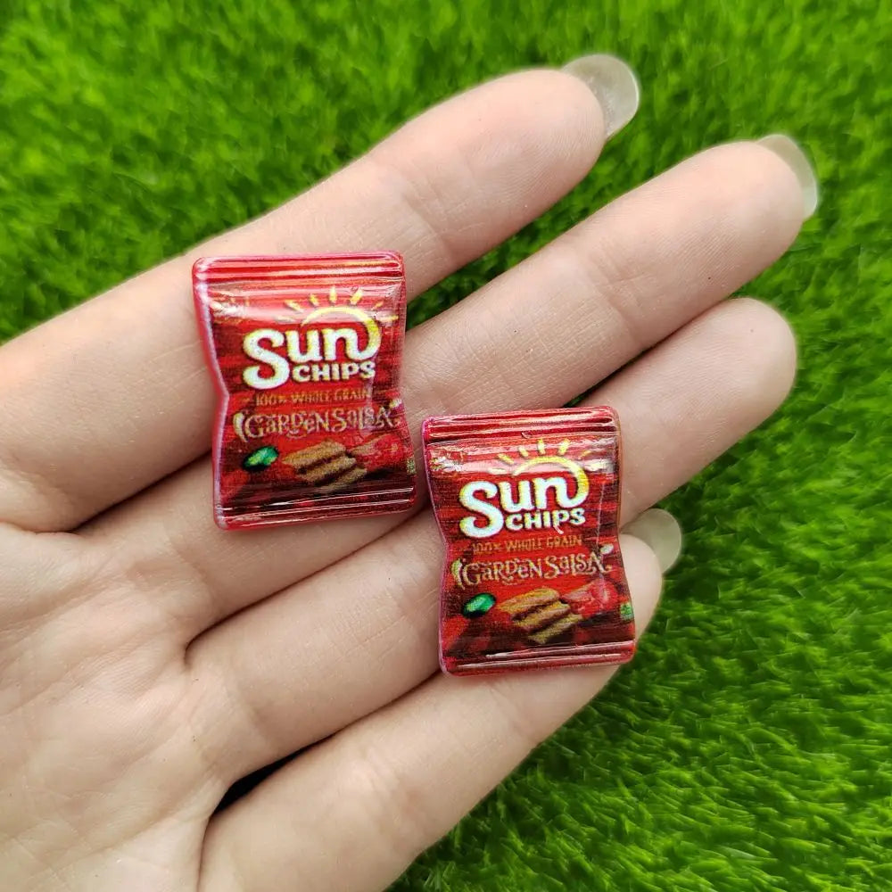 8pcs Assorted Resin Dollhouse Miniature Food Chips Snack Bag for Blyth ob11 Doll Accessories Toy