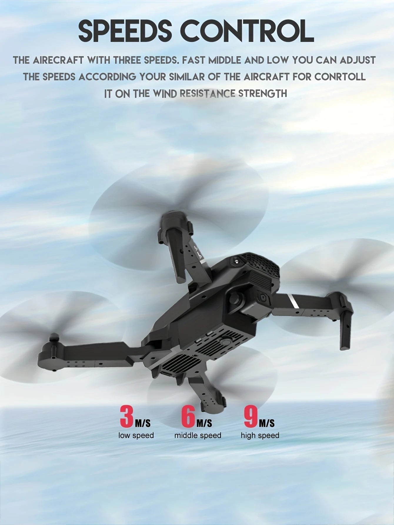 Professional Drone E88 4k wide-angle HD camera WiFi fpv height Hold Foldable RC quadrotor helicopter Camera-free children's toys