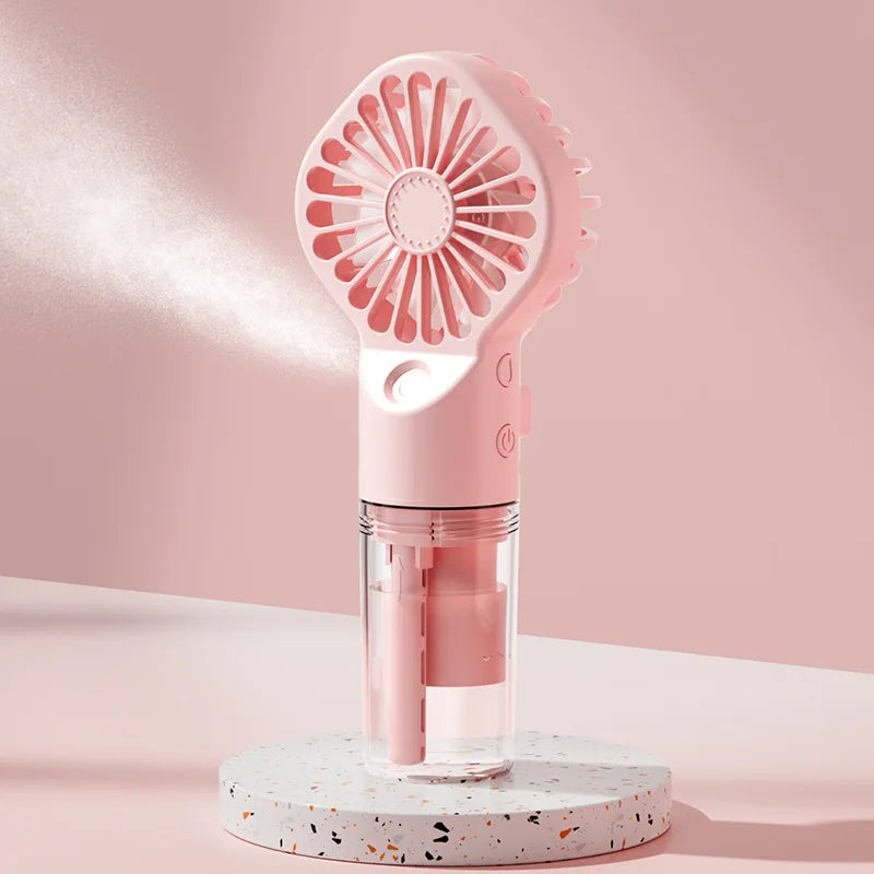 Baby 3 Speeds Stroller Mini Fan With Light Portable USB Charging Fan Mobile Phone Holder Stroller Accessories Baby Newborn Items