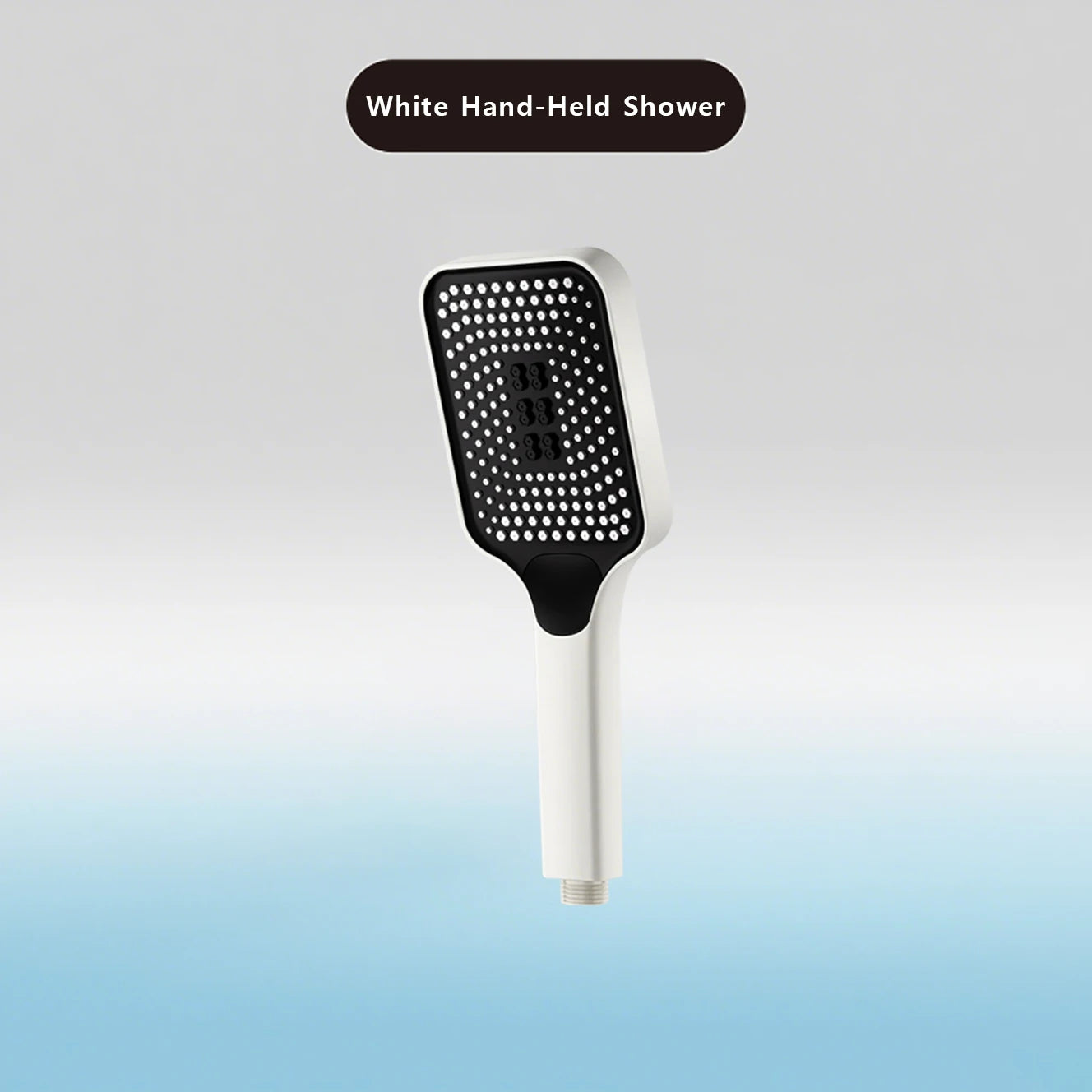 Large Flow High Pressure Shower Head Spray Bathroom Rain Shower Silicone Water-saving Nozzle Pressurization Handheld Accessories