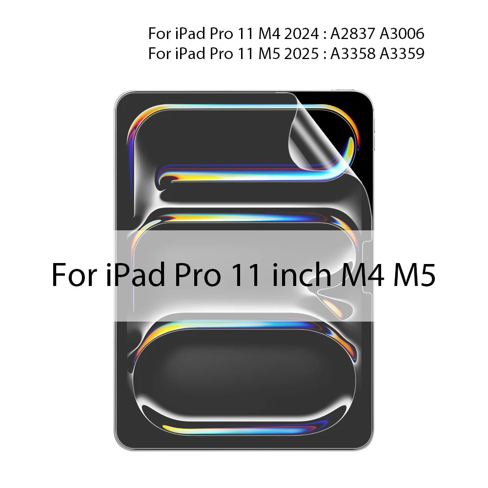 Matte Screen Protector For iPad A16 Pro 13 11th M4 M5 12.9 Air 11 M2 M3 5 4 3 10 9 9th 10th Generation Mini 6 7 Like Paper Film