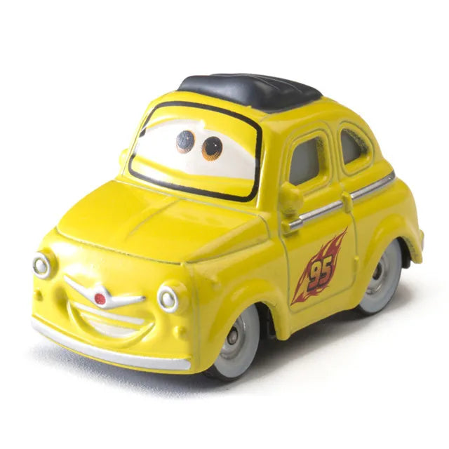 Cars toy Pixar Cars Toy Lightning McQueen Jackson Storm Mater Sally Sheriff 1:55 Diecast Model Car Toy Children Birthday Gift