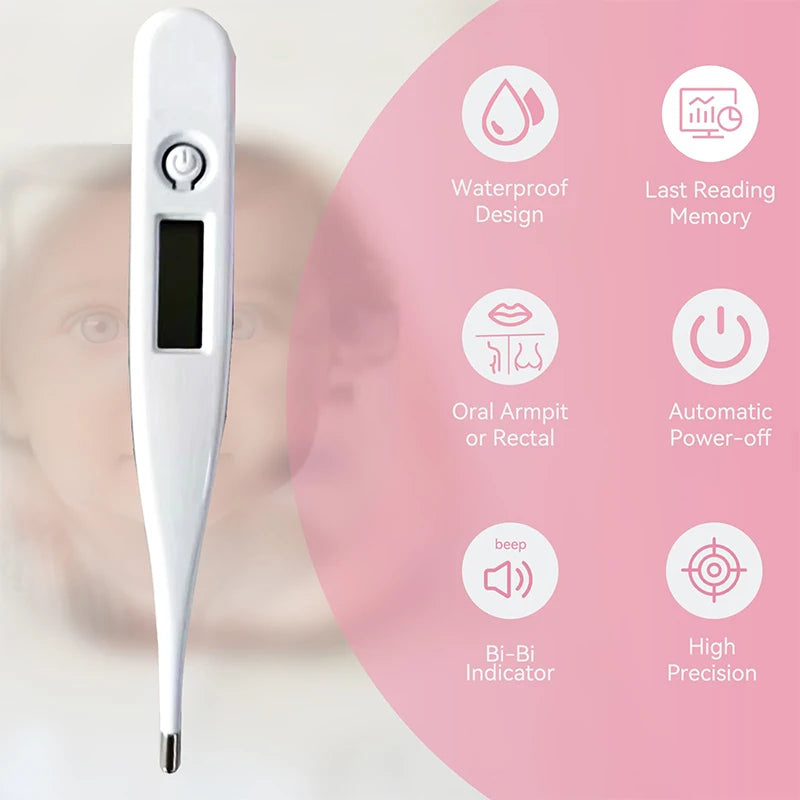 Household Thermometer Baby Adult Medical Ear Thermometer Digital Thermometer Fever Thermometer Pulse Oximeter Finger Medical