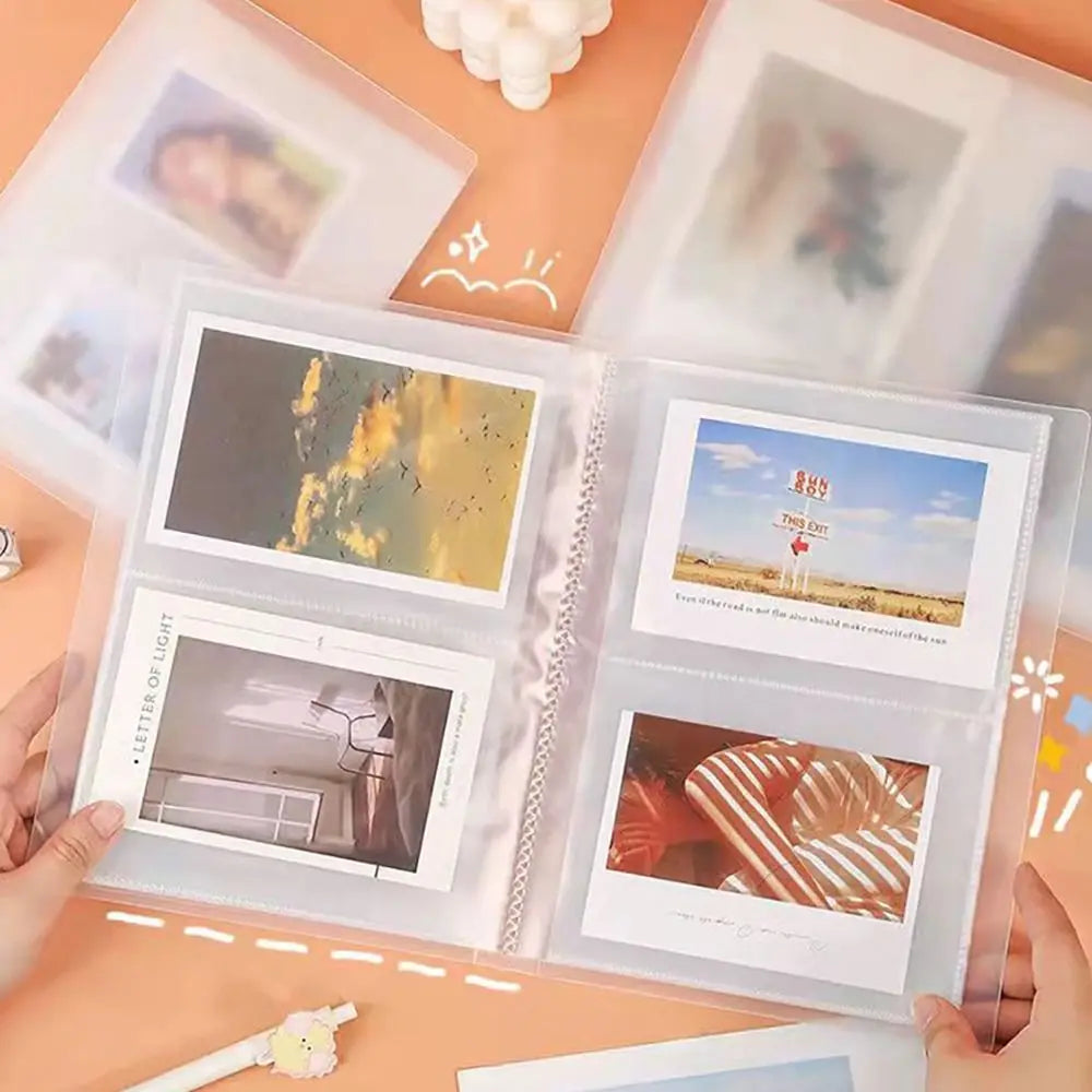 New Collect Book Photo Album 80/160 Slots PVC Picture Card Holder Transparent 3/4/5/6 Inch Photocard Holder Idol Star