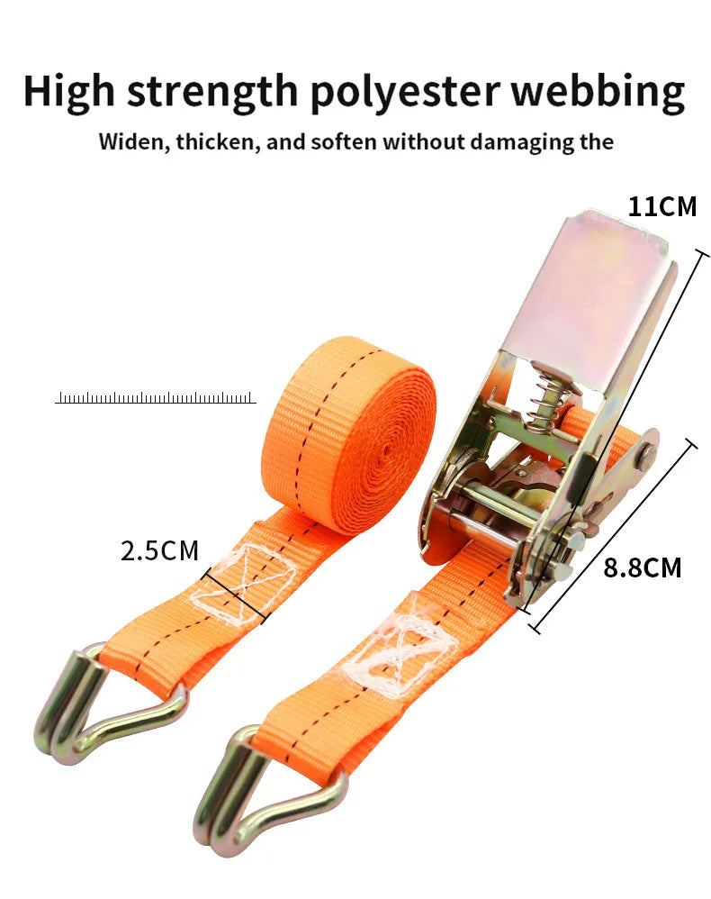 Truck Binding Belt Tensioner Small Ratchet Tensioner Self-Locking Cargo Packaging And Fixing Aircraft Belt Thickening