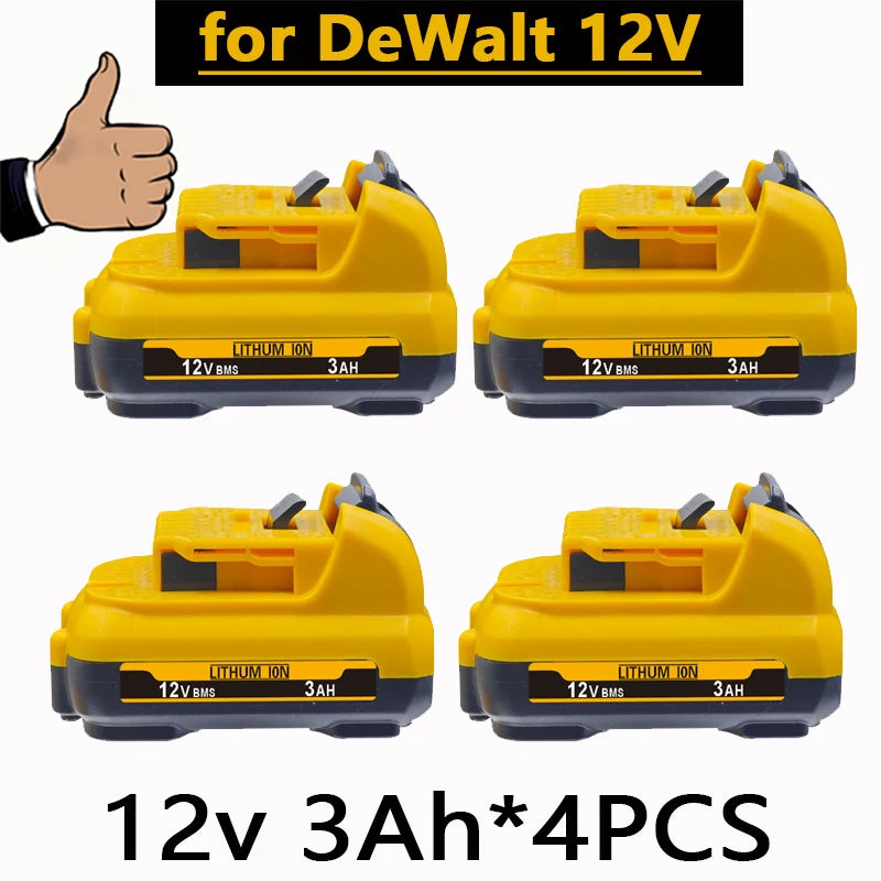 For DEWALT DW089LG 12V Laser Level battery .for Dewalt 12V battery DCB120 DCB124 DCD701F2 Power Tools/Laser Level