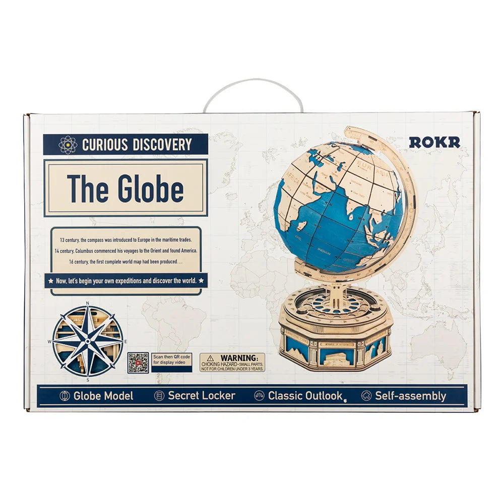 ROKR Curious Discovery Series 3D Wooden Puzzle Games Assembly Telescope Orrery Model Buliding Kits Toys Gift ST