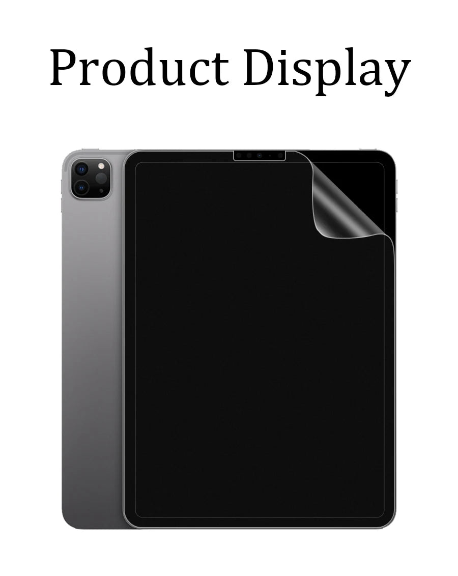 Matte Screen Protector For iPad A16 Pro 13 11th M4 M5 12.9 Air 11 M2 M3 5 4 3 10 9 9th 10th Generation Mini 6 7 Like Paper Film