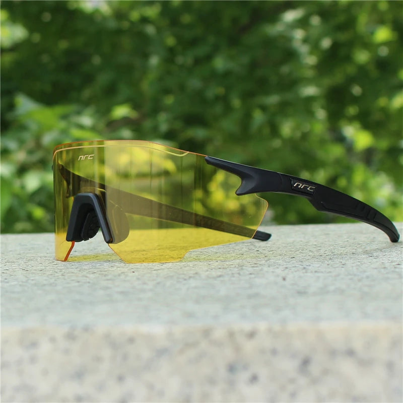 NRC Men Cycling Sunglasses UV400 TR90 Sports Bicycle Glasses MTB Mountain Bike Fishing Hiking Riding Eyewear for Women sport
