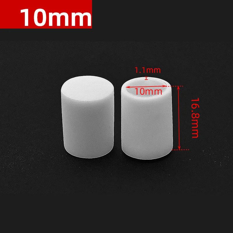 Round Rubber PVC Furniture Leg Caps 10mm/0.39in-50mm/1.97in White  Seal Stopper Pipe Covers Furniture Sofa Leg Pads Non-slip