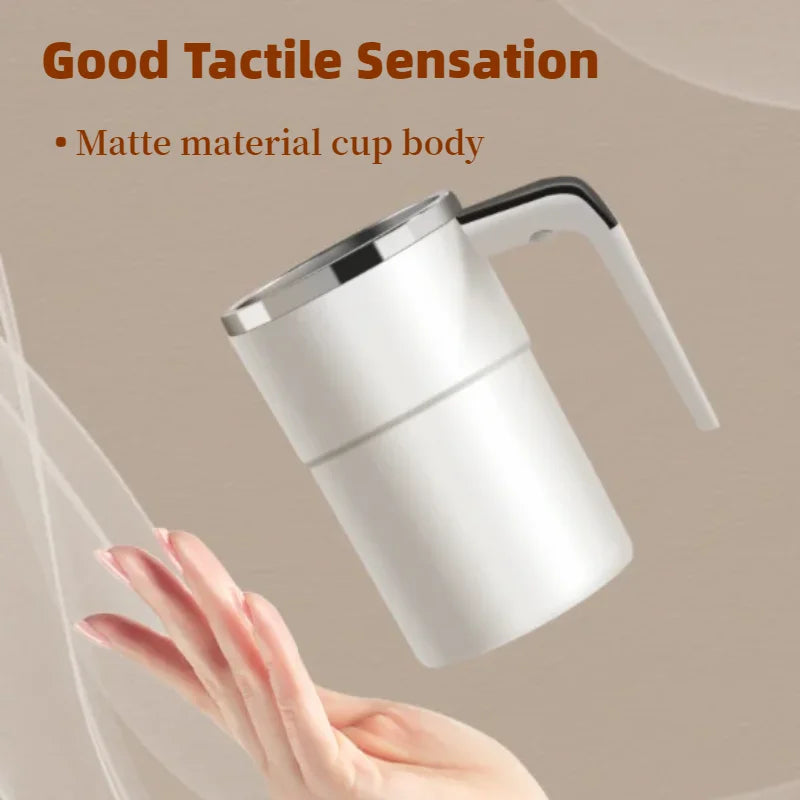 Mini Electric Coffee Self Mixing Mug Waterproof Food Safe Coffee Mug USB Rechargeable Automatic Magnetic Cup For Tea 380ML