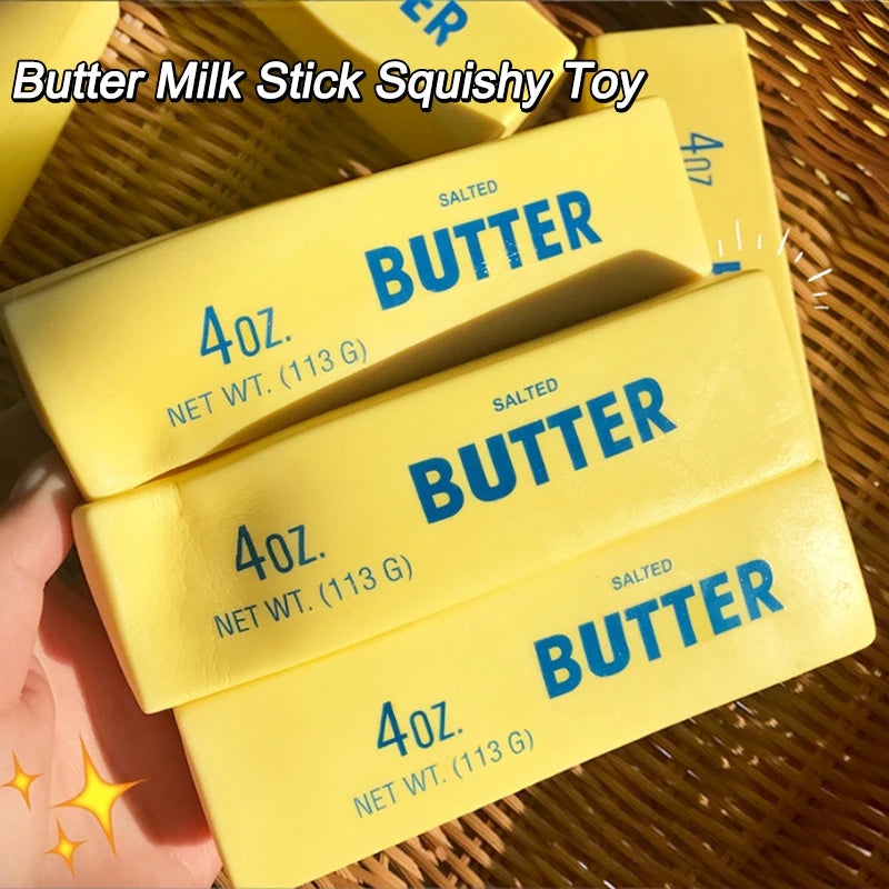 Squishy Butter Stick Slow Rising Squishy Mysteries Dumpling Decompression Stick Gifts Hand Relax Squishy Party Favor Gift