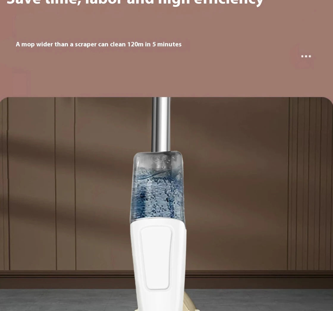 New Large Household Spray Mop With Replaceable Microfiber Pad For Wet And Dry Cleaning Microfiber Pads Rotating Spray Mop Broom