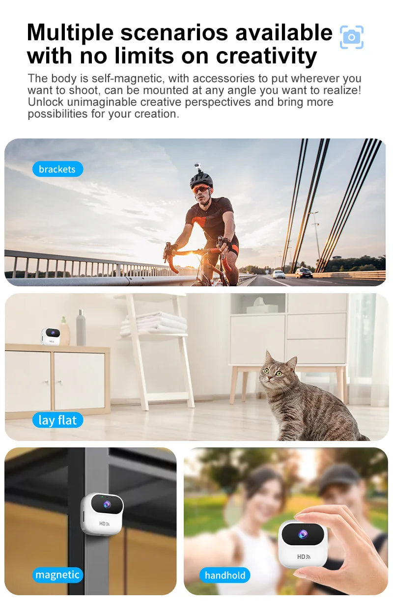 Ourlife A800 Mini Camera 1080P WiFi Smart Home Security Camera Monitor Camcorders Video Surveillance Camera With Motion Tracking