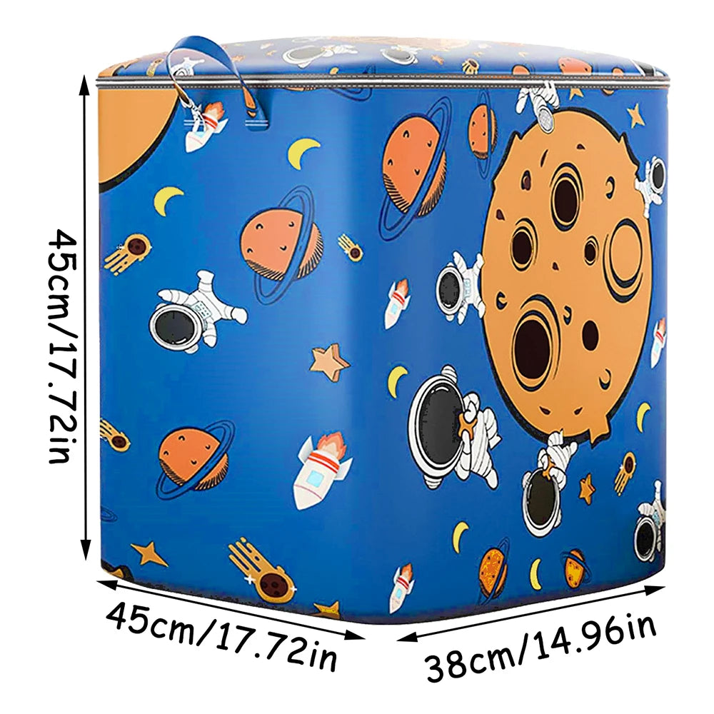 Large Capacity Clothing Storage Bag Storage Bag Quilt Organizer with Reinforced Handle Foldable Toy Storage Luggage Moving Box