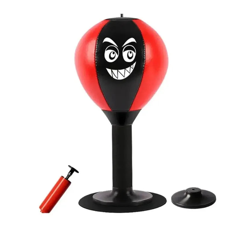 Stress Reliever for Children Punching Bag Toy with Suction Cup Stress Buster Desk Boxing Punch Ball Reduce Tension Toys