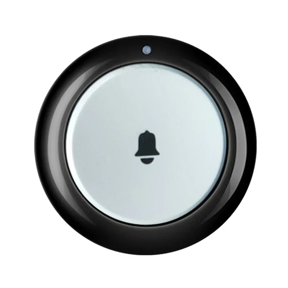 EV1527 Chip Learning Type 1 Button Round 433Mhz Wireless Remote Control Switch , SOS Panic Button Doorbell