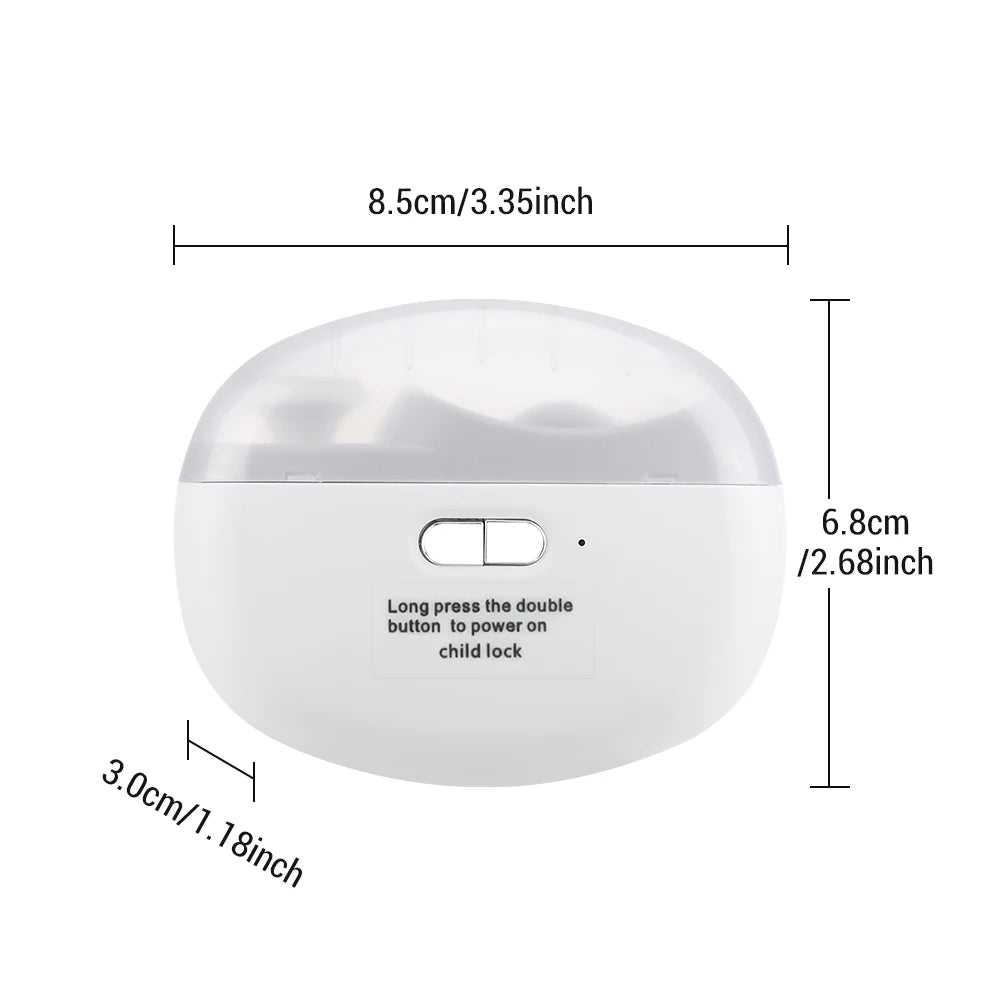 2 in 1 Electric Nail Clipper Grinding and Polishing Multifunctional Portable Automatic Nail Grinder Electric Manicure Tool