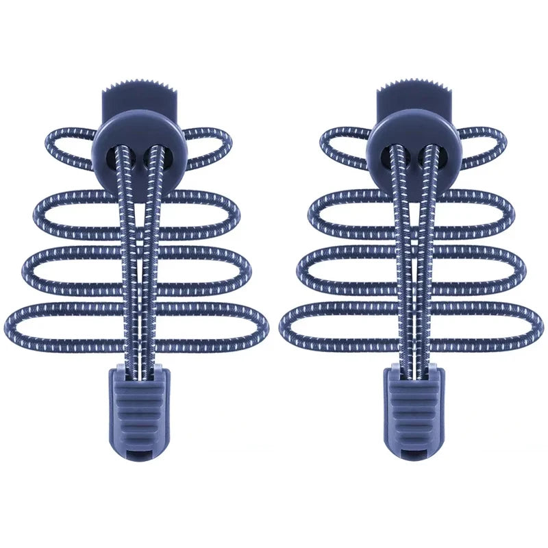 1Pair/3Pair Round Elastic Shoelace No-Tie Shoelaces for Sneakers and Casual Shoes Quick-On Quick-Off Laces
