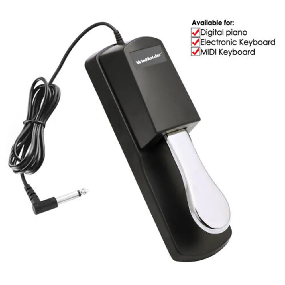 Universal Piano Sustain Keyboard Foot Sustain Pedal Switch Damper For Midi Electronic Keyboard Yamaha Roland