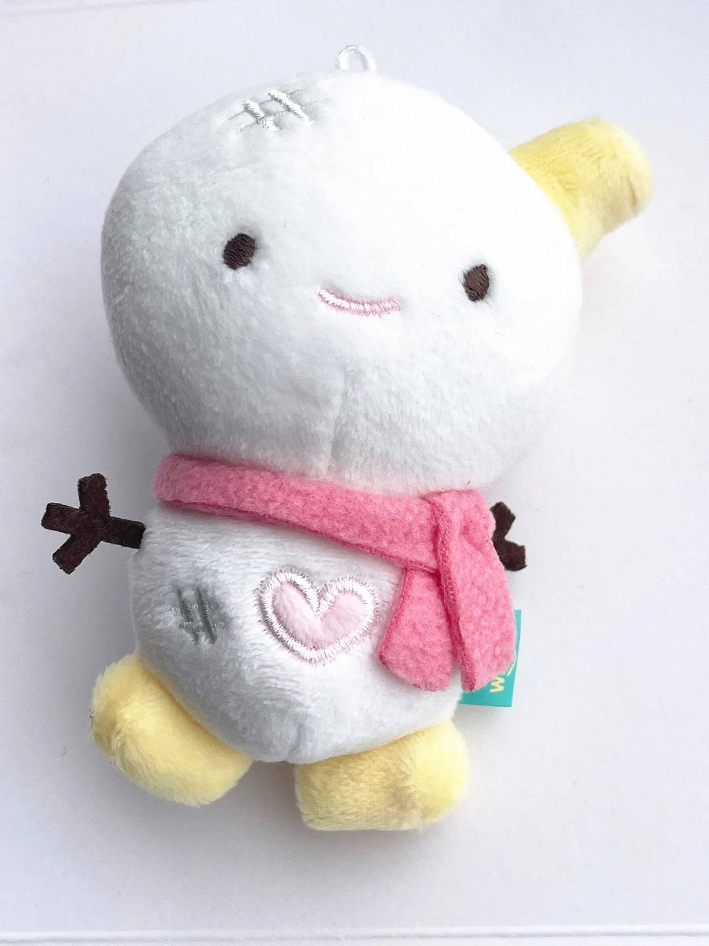 10cm Kpop DRAMA KARINA Same Plush Ning Winter Cartoon Cute White Snow Man Soft Animals Dolls Keychains Key Rings Bag Pendants