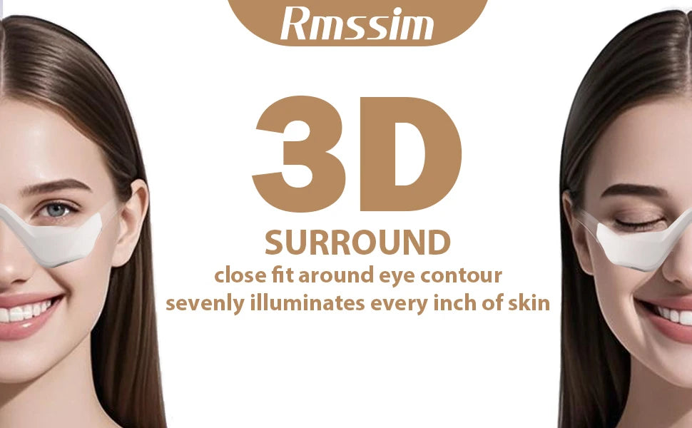 Eye Massager 3D Red Light EMS Eyes Relax Massager Fatigue Relief Lighten Dark Circles Smooth Eye Fine Line Beauty Eye CareDevice