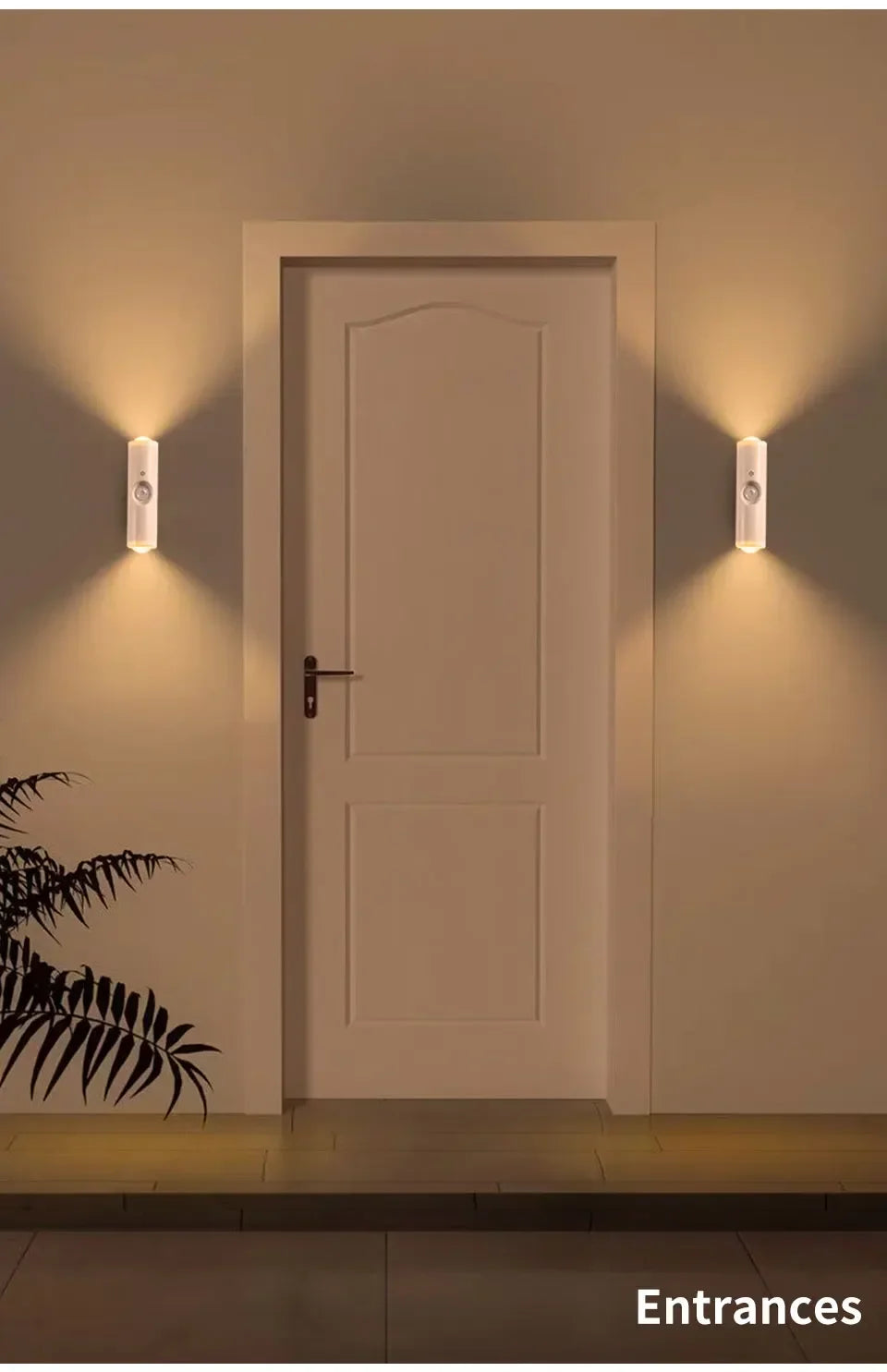 LED Night Light with Motion Sensor Wall Lamp Rechargeable RGB Gradient Ambient Night Lights Magnetic Sunset Lamp Room Decoration