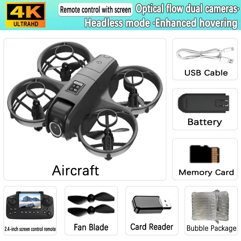 YP6 Mini Drone 8K Aerial HD Camera Drone 5G WIFI Record Large Screen Remote Control Intelligent Obstacle Avoidance Aerial Drone