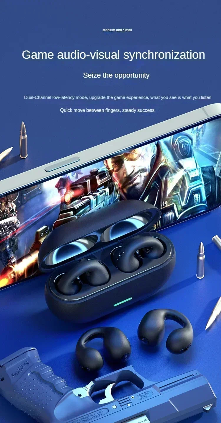 Brand new original T75 bone conduction wireless Bluetooth 5.3 headphones sports HiFi sound quality headphones