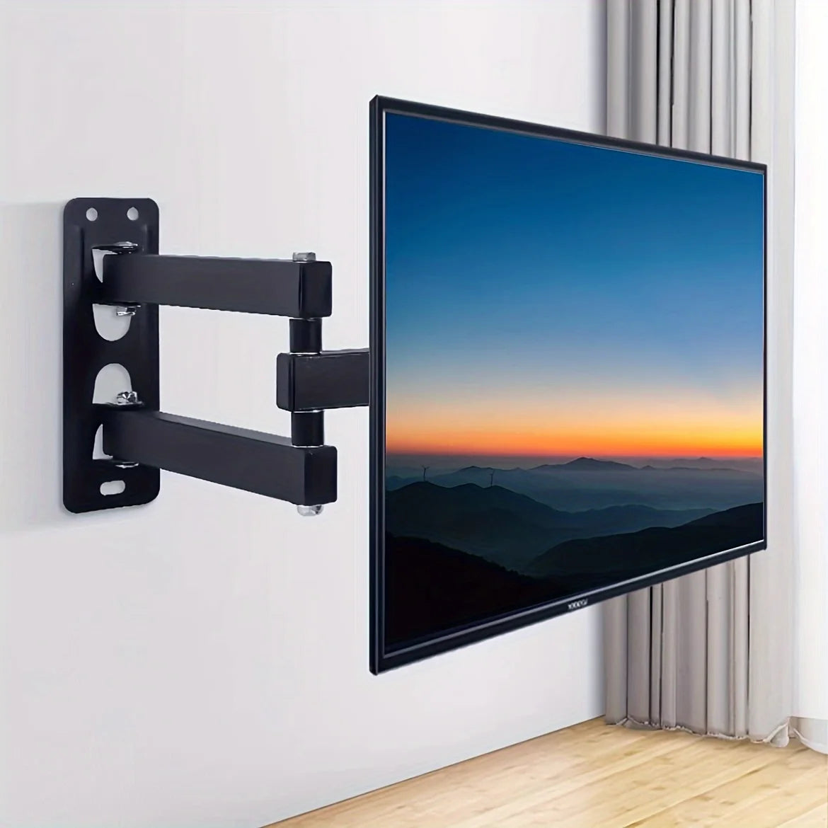 TV Wall Mount 32-55 inch LCD LED Monitor Adjustable TV Wall Bracket Extending Long Arm TV Wall Mount Max VESA 400x400mm